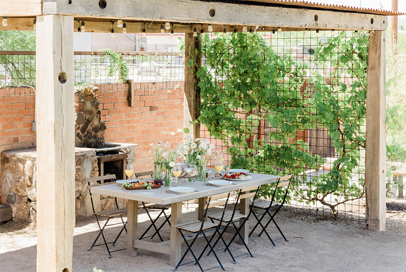 Exemple jardinière d'intimité