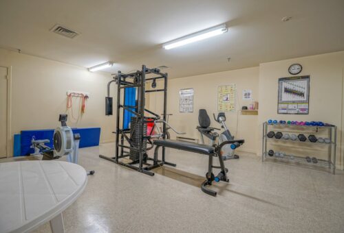 Salle d'exercice